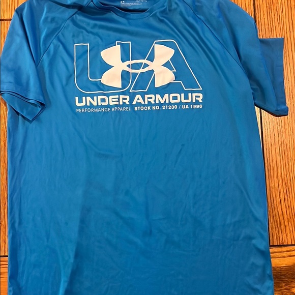Under Armour Men's Athletic T-Shirts - Blue, Gray, Black - Picture 5 of 8
